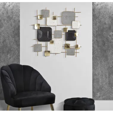 PANEL Z ŻELAZA CUBES 80x5x80 cm